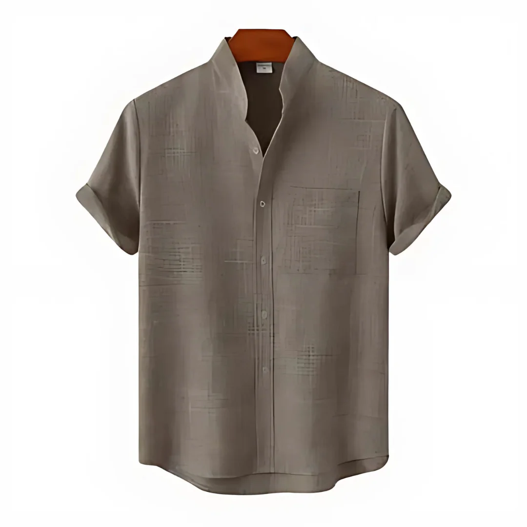 Chemise Homme Lin Décontractée Été - Image 3