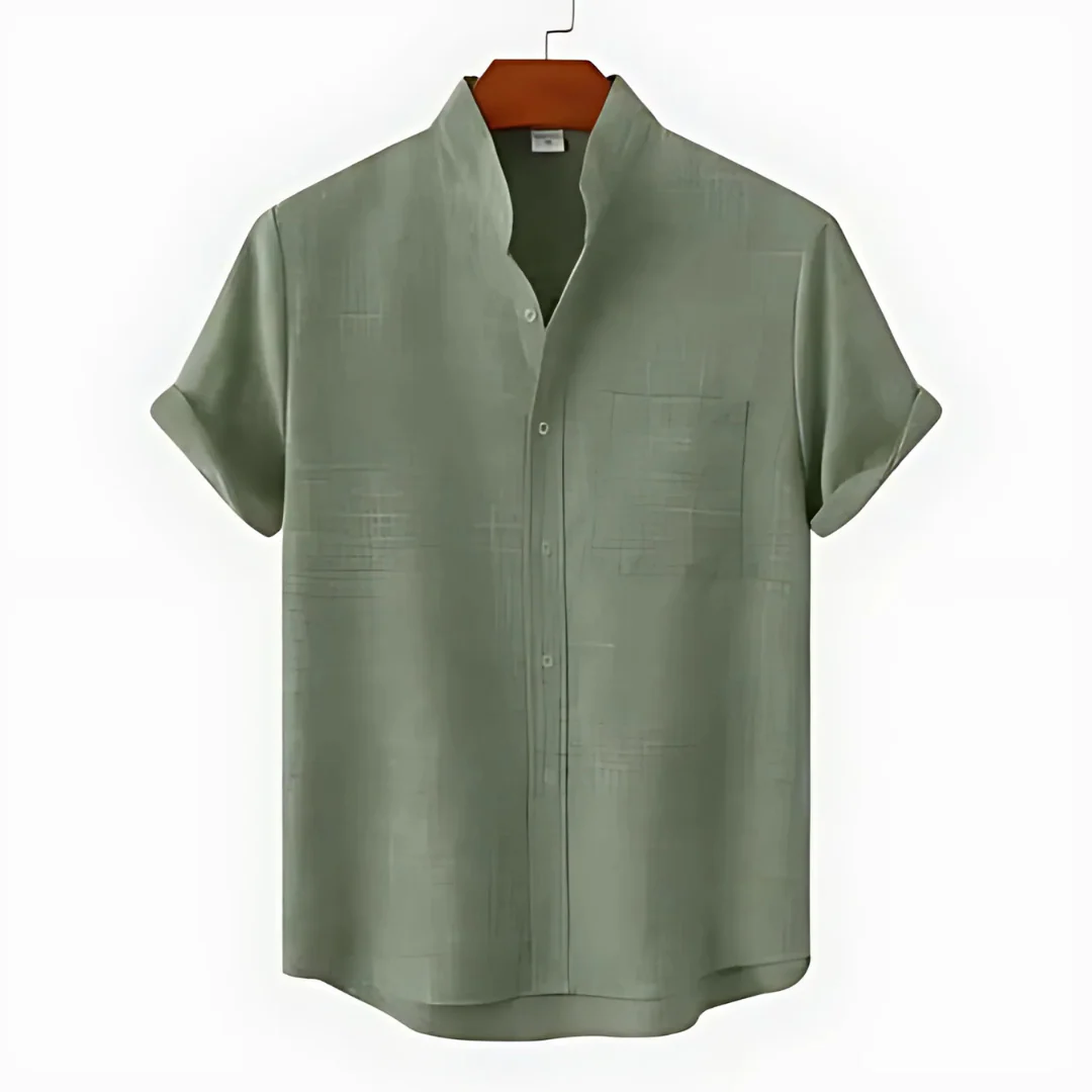 Chemise Homme Lin Décontractée Été - Image 4