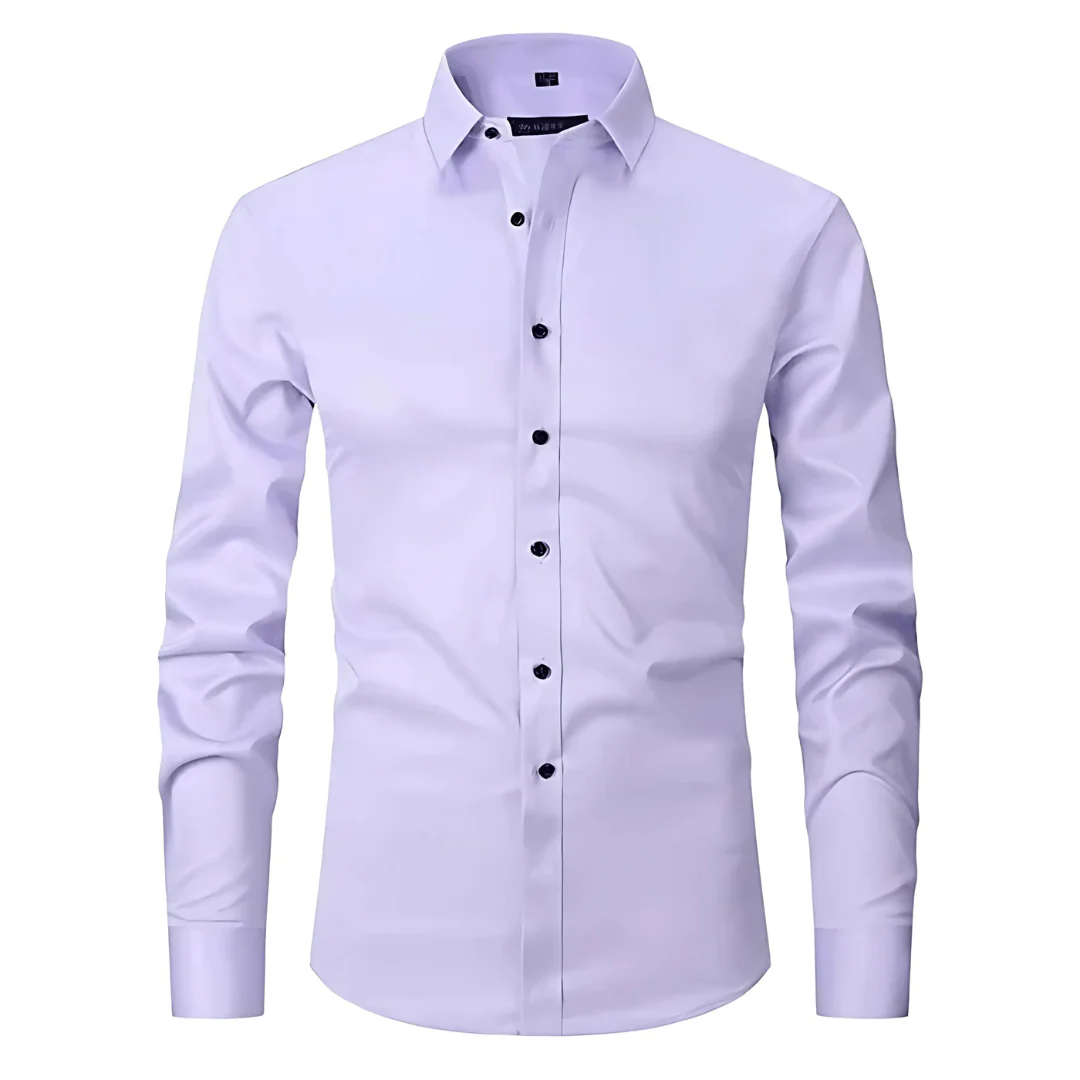 Chemise Homme Slim Respirante & Anti-Froissement - Image 8
