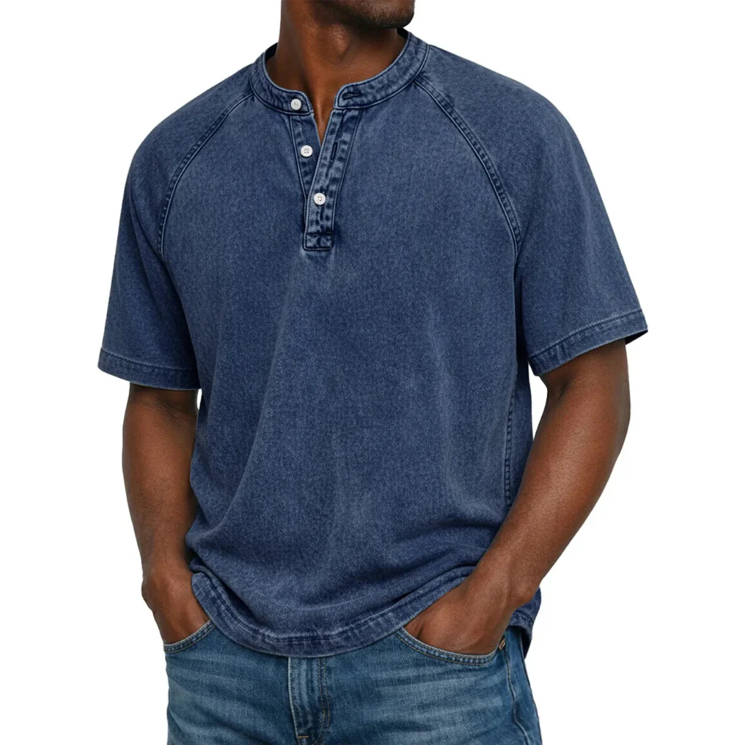 Chemise homme vintage à boutons - Image 3