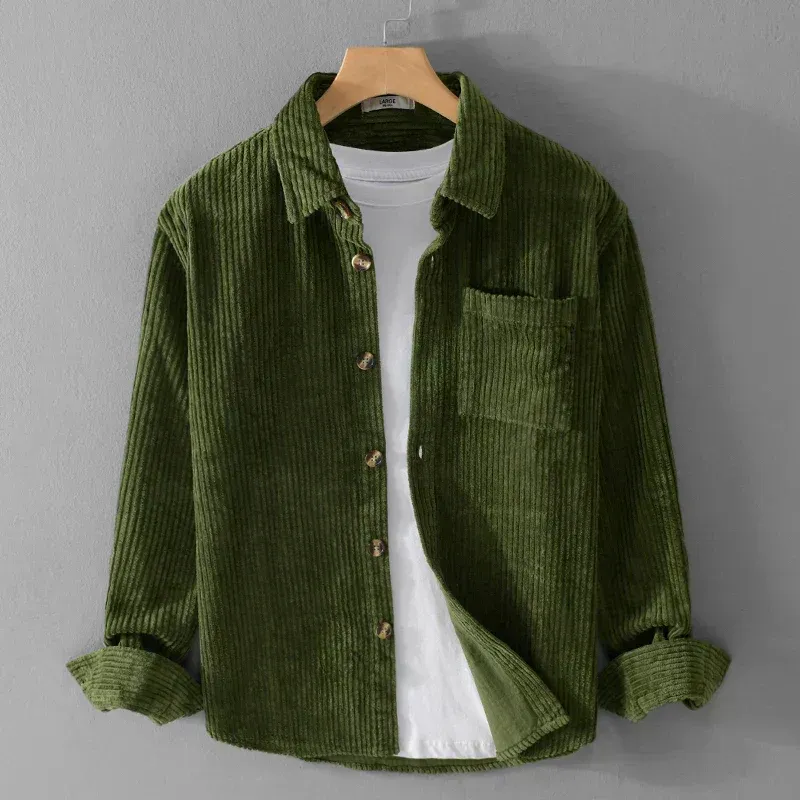 Chemise en velours côtelé pour homme - Image 6