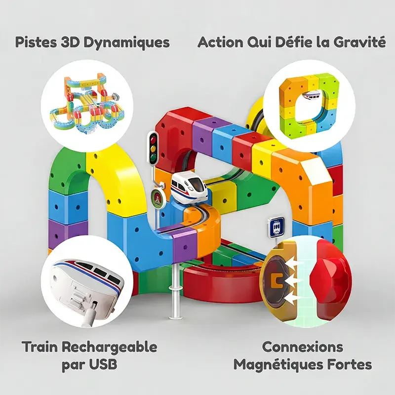 Circuit Train Spatial pour Enfants - Image 4
