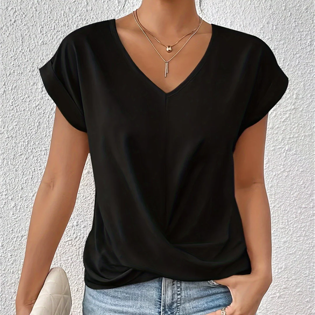 Cleo - t-shirt décontracté avec encolure sweetheart - Image 2