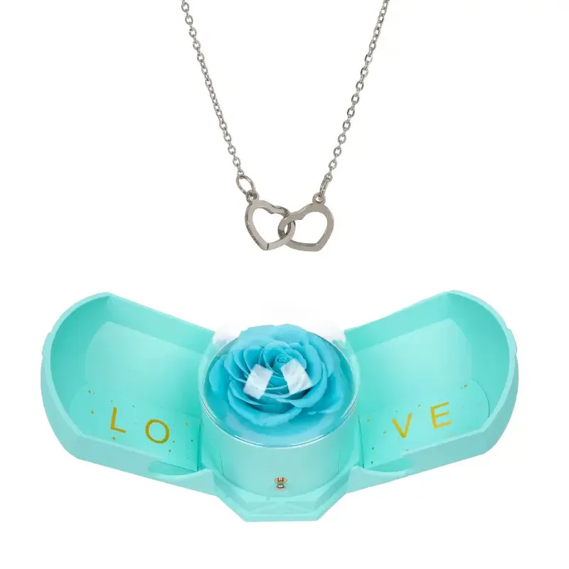 Coffret Rose Éternelle & Collier Gravé - Image 9