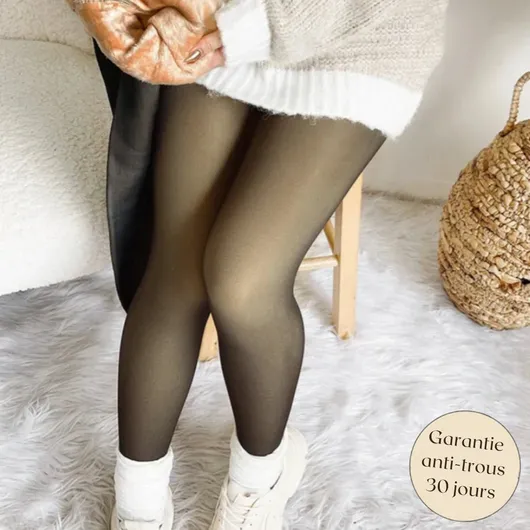 Collant thermique ultra-doux femme