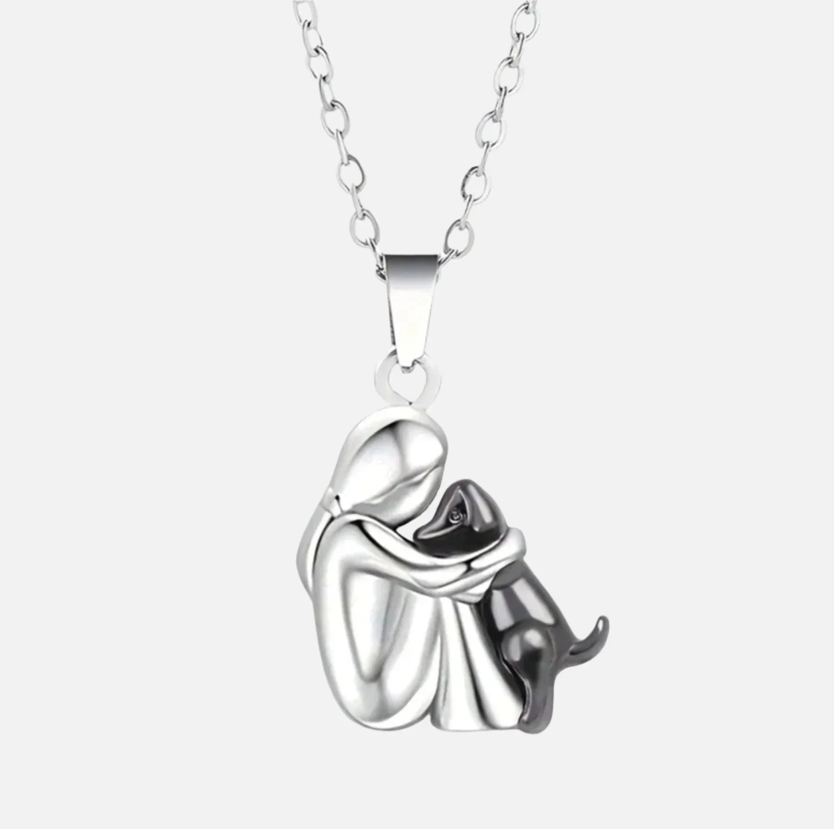Collier pendentif cœur et chien - Image 4