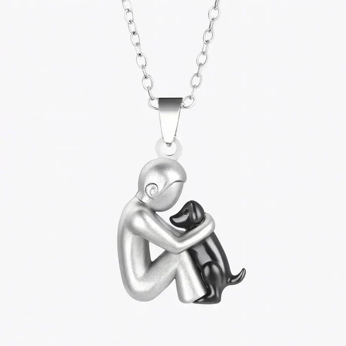 Collier pendentif cœur et chien - Image 7