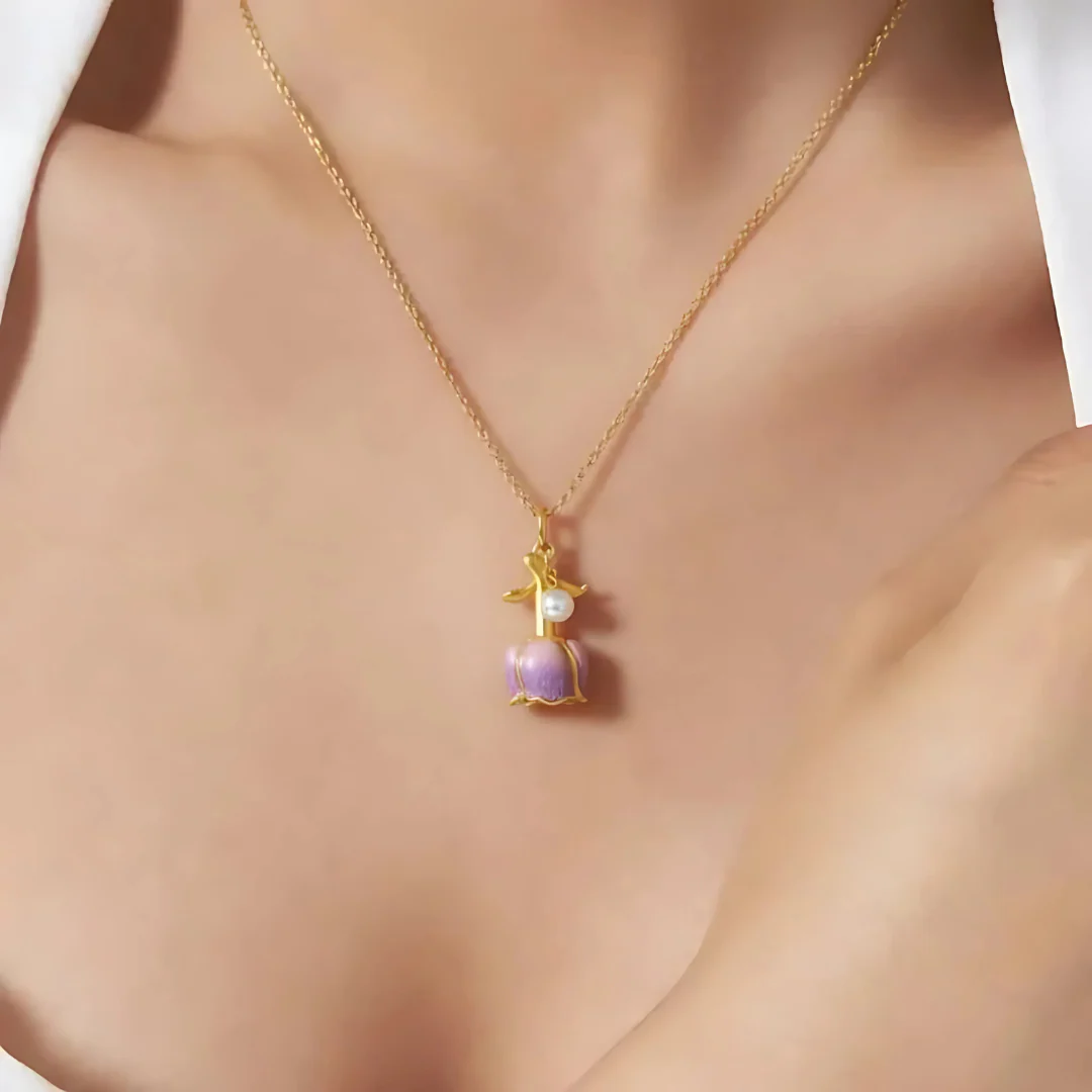 Collier Rose ĂlĂ©gant - Image 3