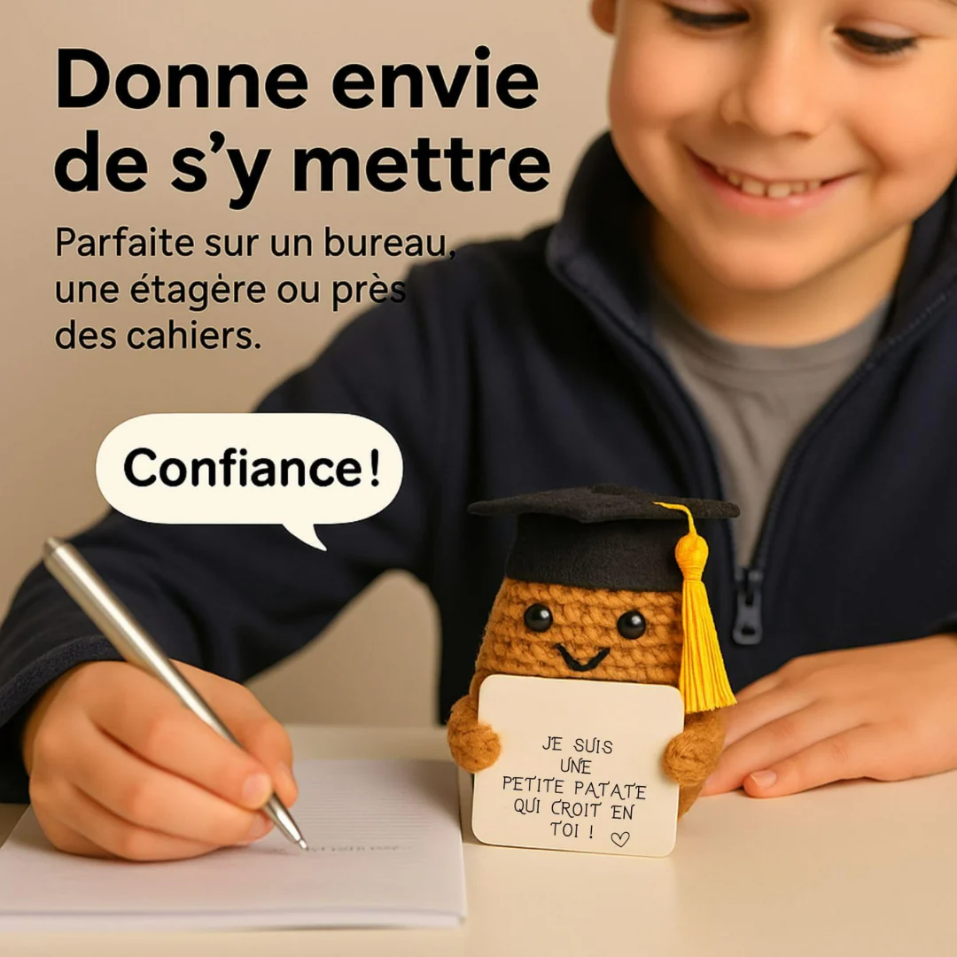 Petit compagnon décoratif au message positif - Image 10