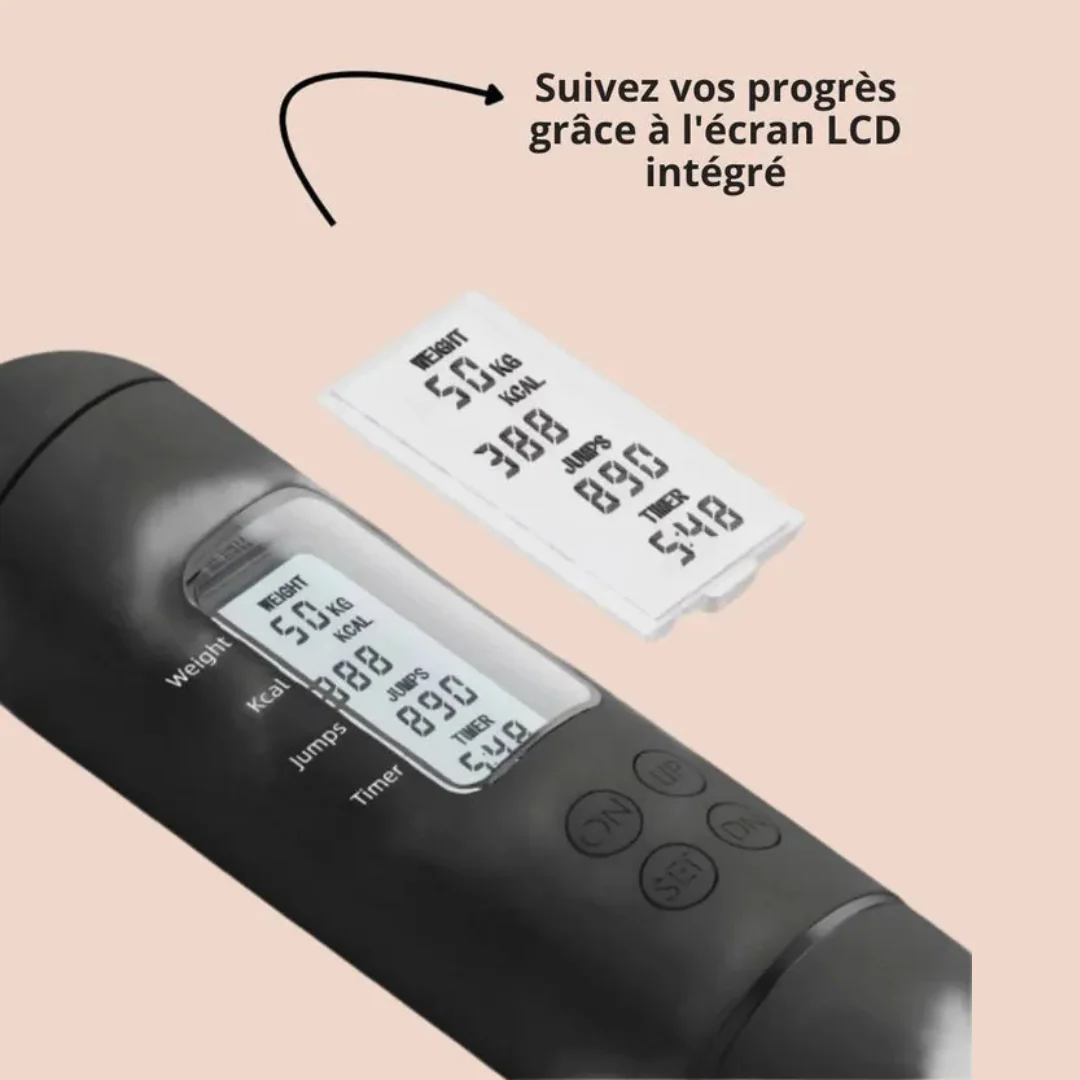 Corde Ă sauter sans fil avec compteur digital - Image 2