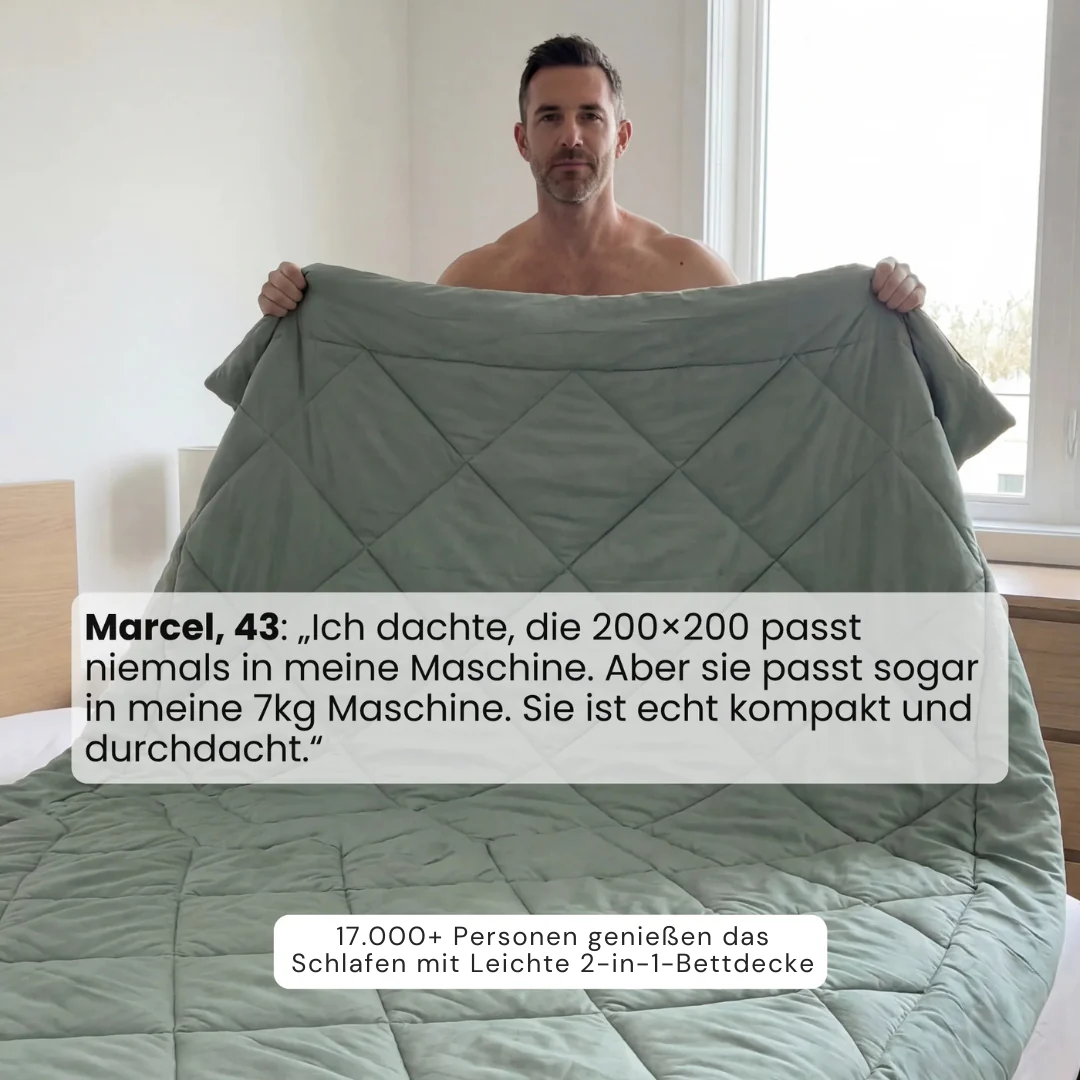 Couette 2-en-1 légère et respirante sans drap - Image 7