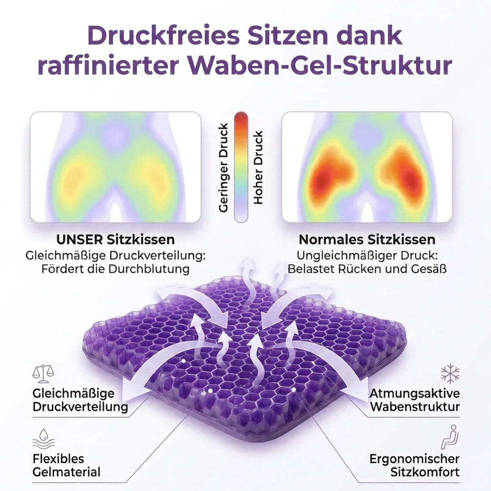 Coussin Ergonomique en Gel - Image 2