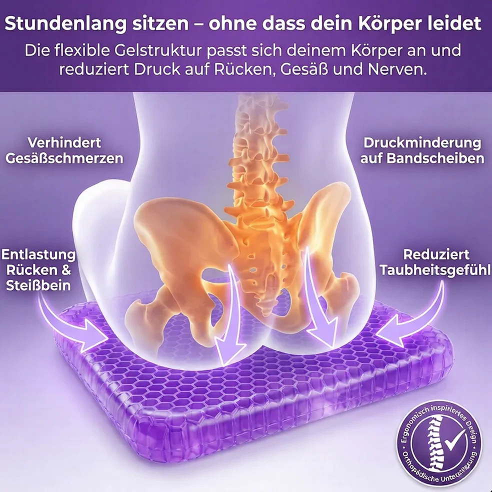 Coussin Ergonomique en Gel - Image 3