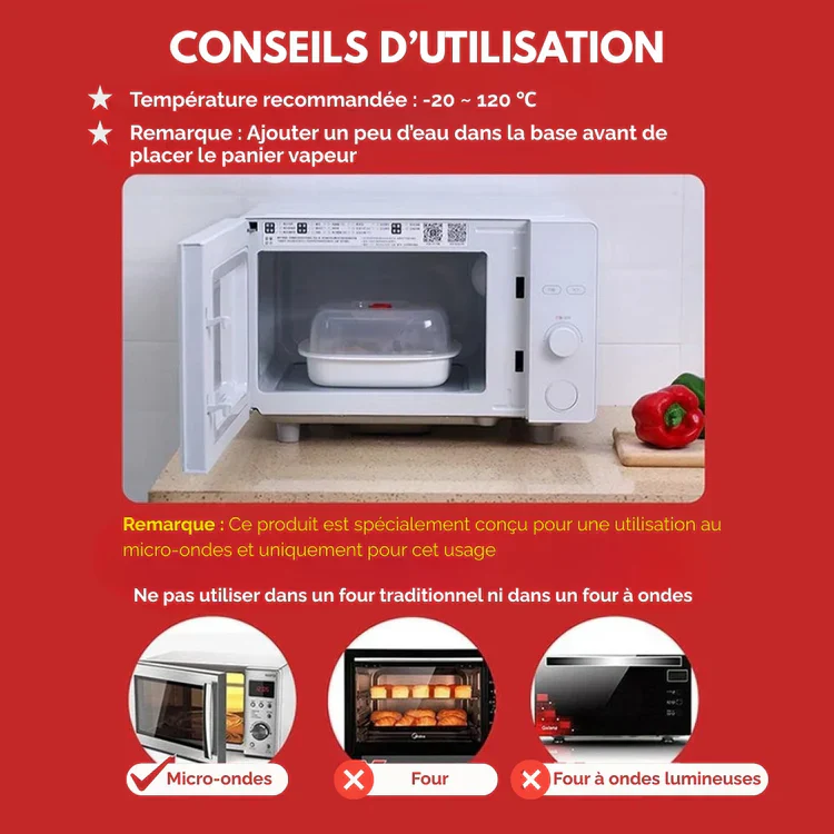 Cuiseur vapeur micro-ondes - Image 9