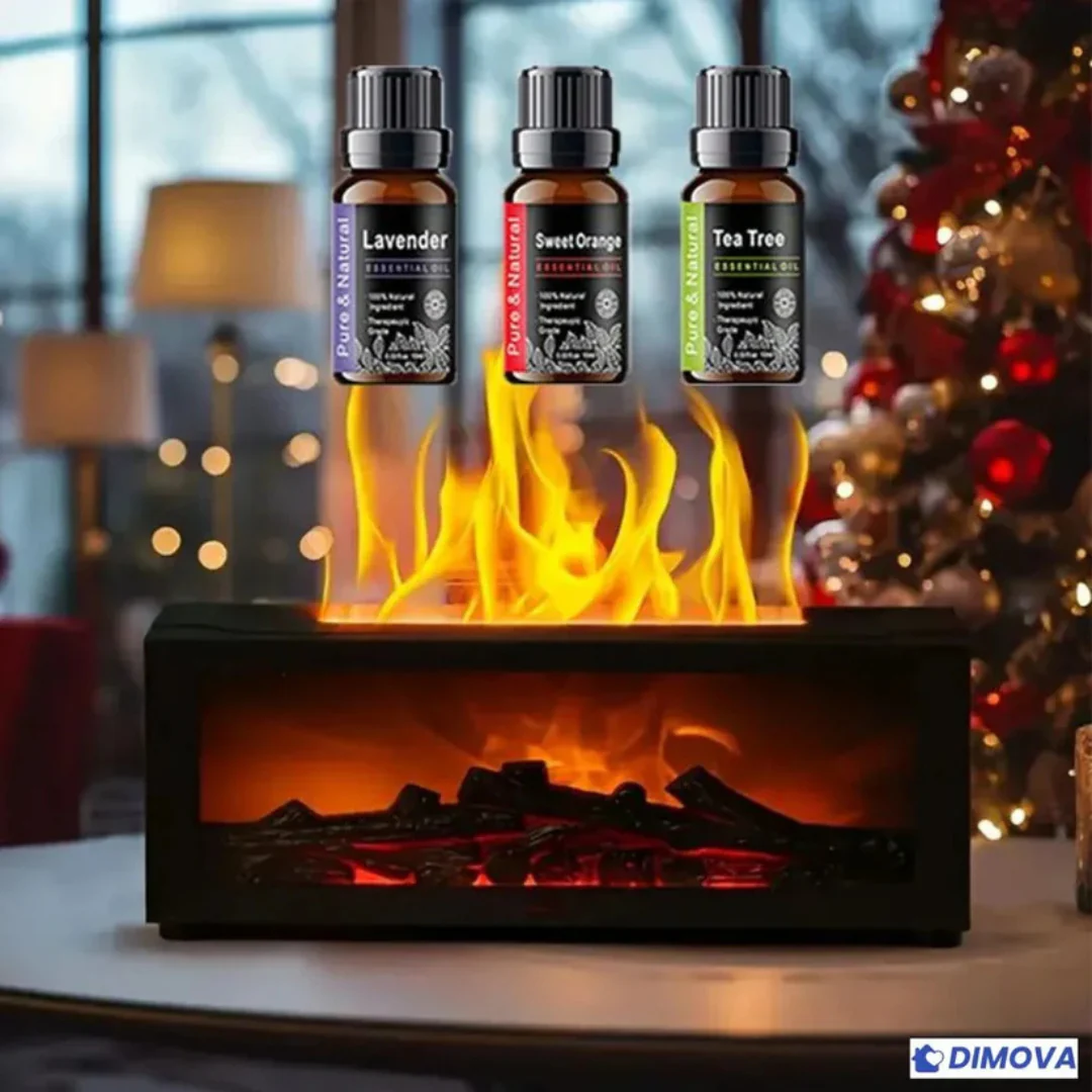 Diffuseur dâarĂŽmes Ă effet flamme