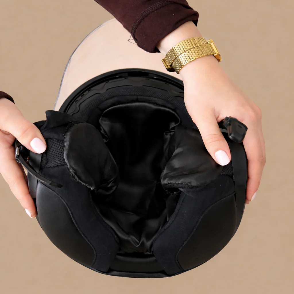 Doublure en satin pour casque de moto - Image 8