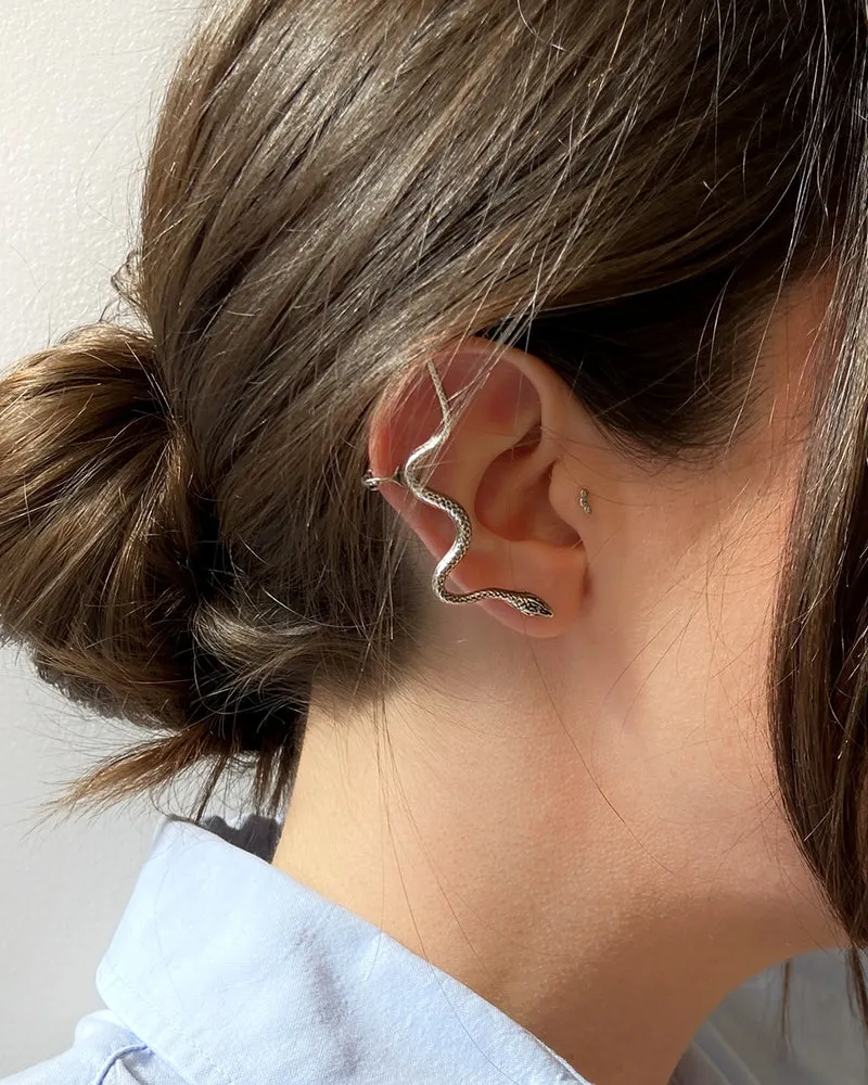 Boucle d'oreille serpent