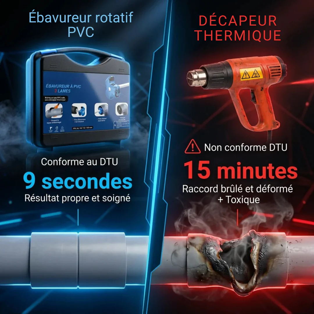 Ébavureur rotatif PVC - Image 3