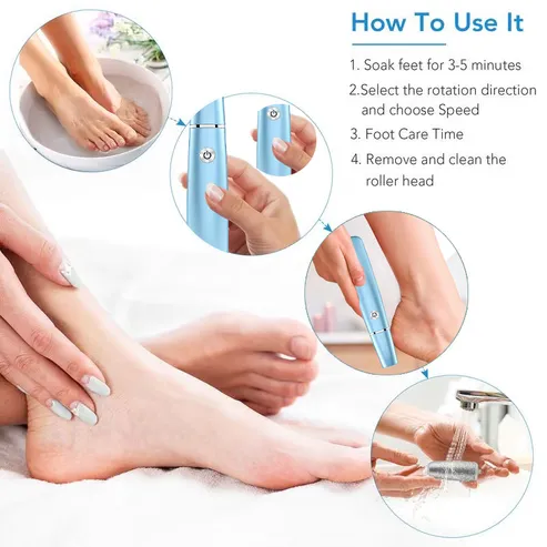 Éliminateur de callosités électrique pour les pieds - Image 6