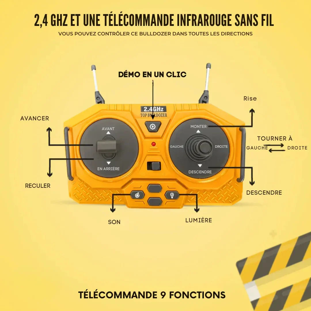 Engin de chantier télécommandé réaliste - Image 13