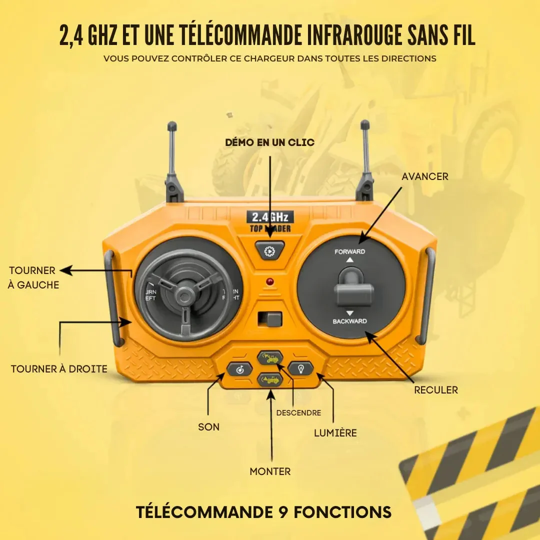 Engin de chantier télécommandé réaliste - Image 17