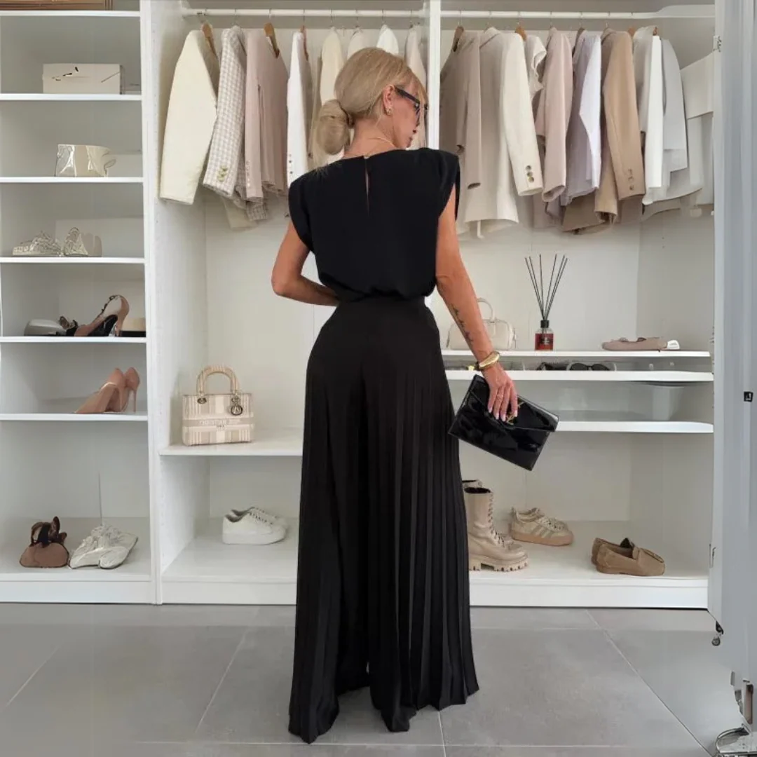 Ensemble fluide plissé femme - Image 4