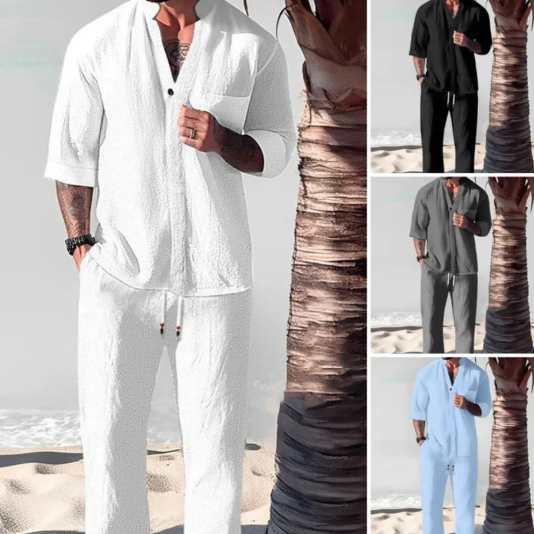 Ensemble 2 pièces en coton pour homme