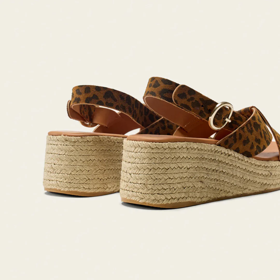 Espadrilles à plateforme motif léopard - Image 2