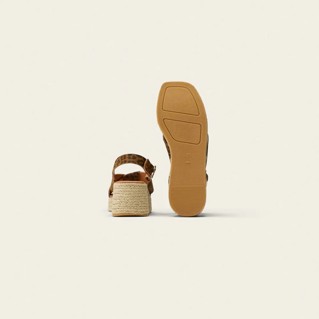 Espadrilles à plateforme motif léopard - Image 5