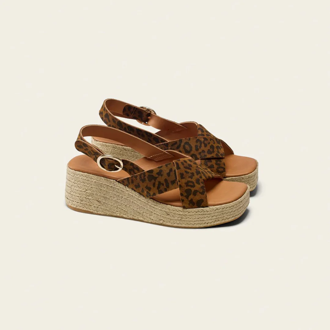 Espadrilles à plateforme motif léopard - Image 6