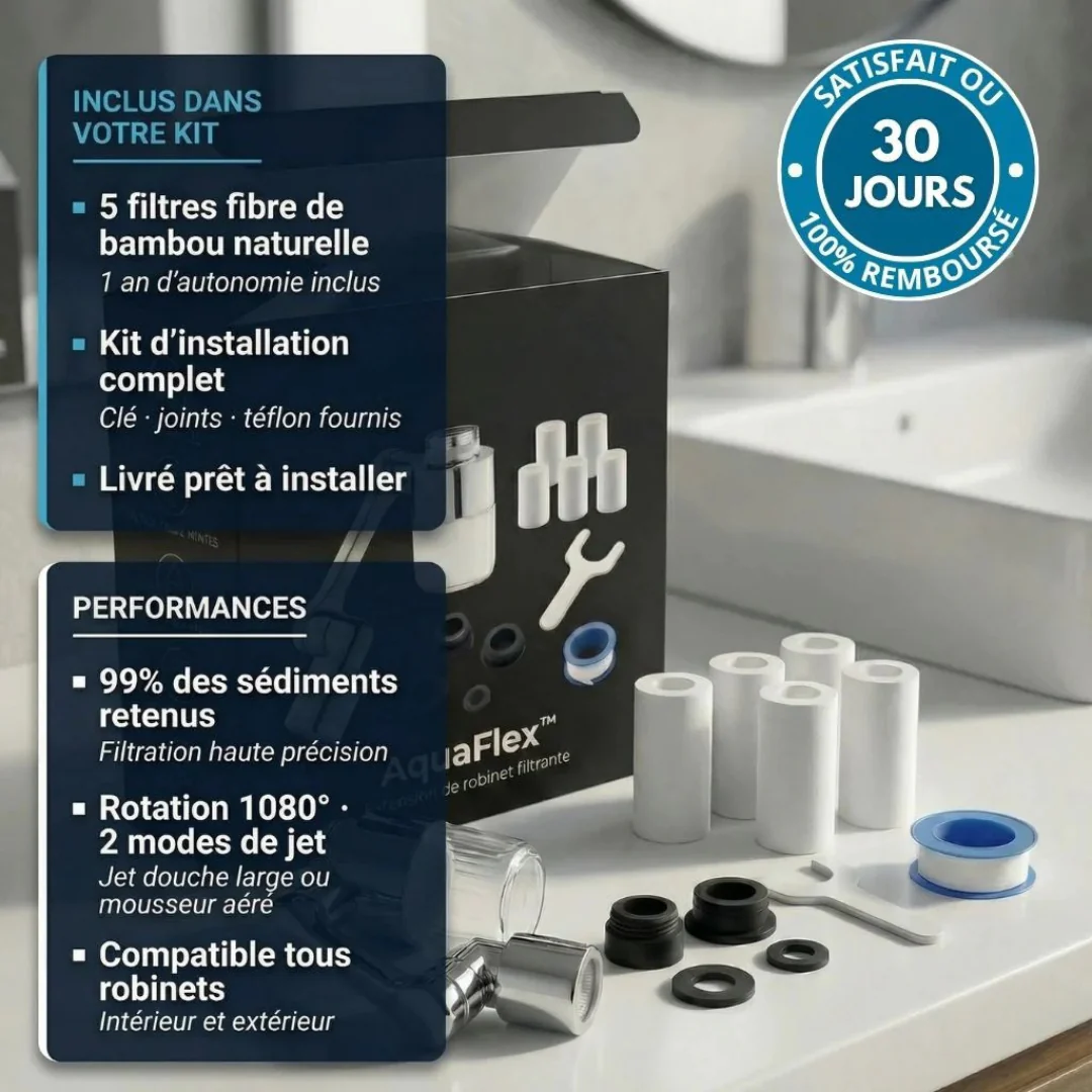 Extension de Robinet 1080° Filtrante Double Jet - Image 2