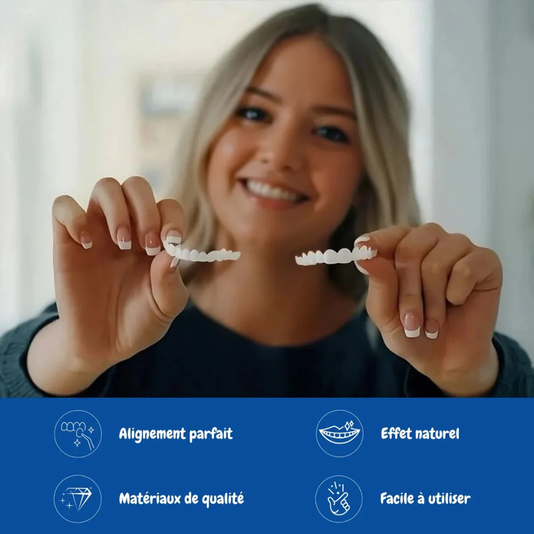 Facettes dentaires souples à clipser – Sourire immédiat sans douleur - Image 2
