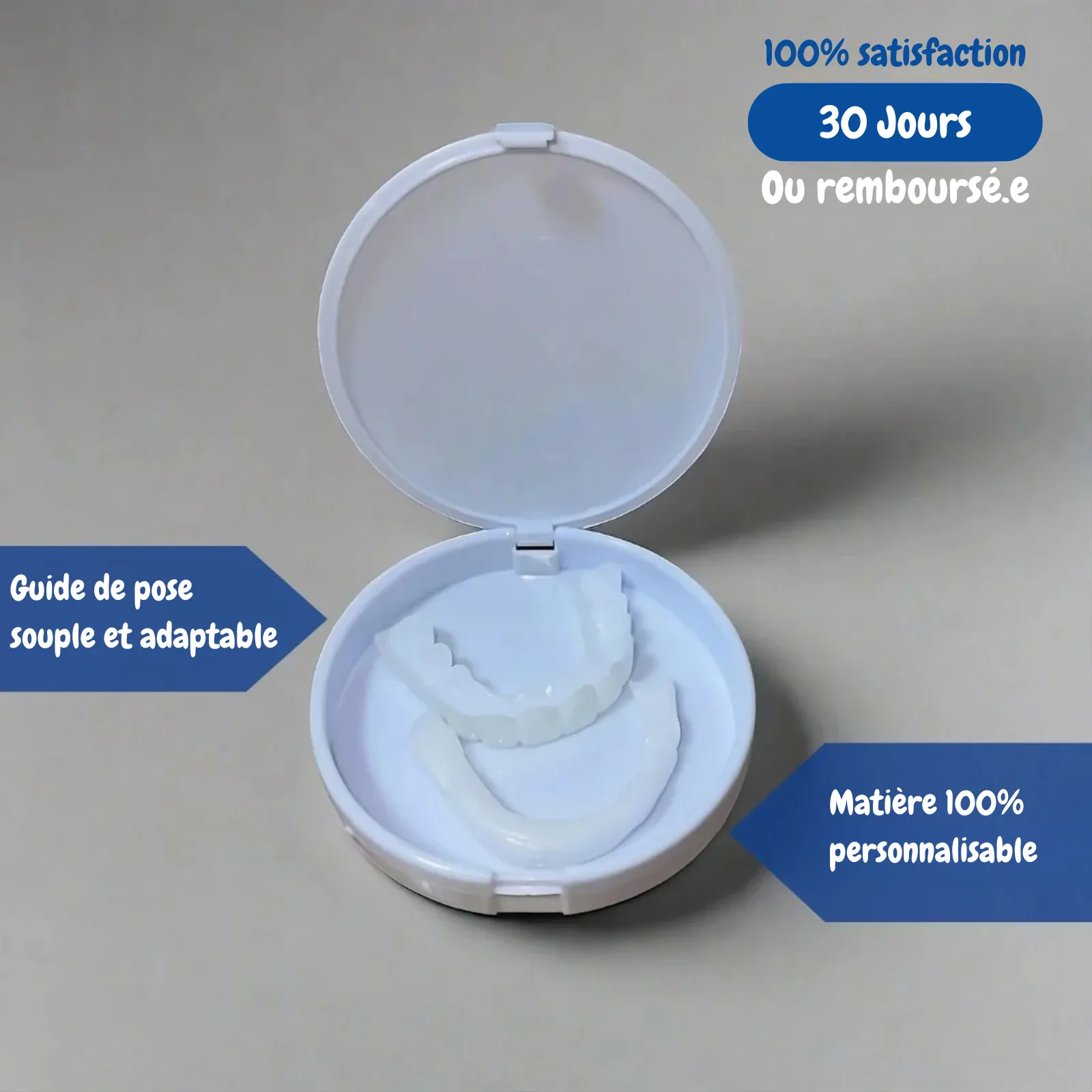 Facettes dentaires souples à clipser – Sourire immédiat sans douleur - Image 3