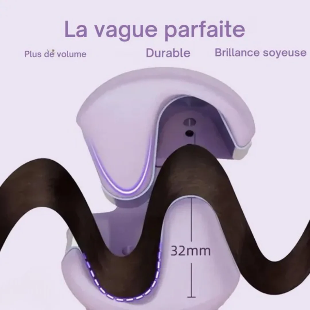Fer Ă onduler 2-en-1 â Lisseur & Waver professionnel
