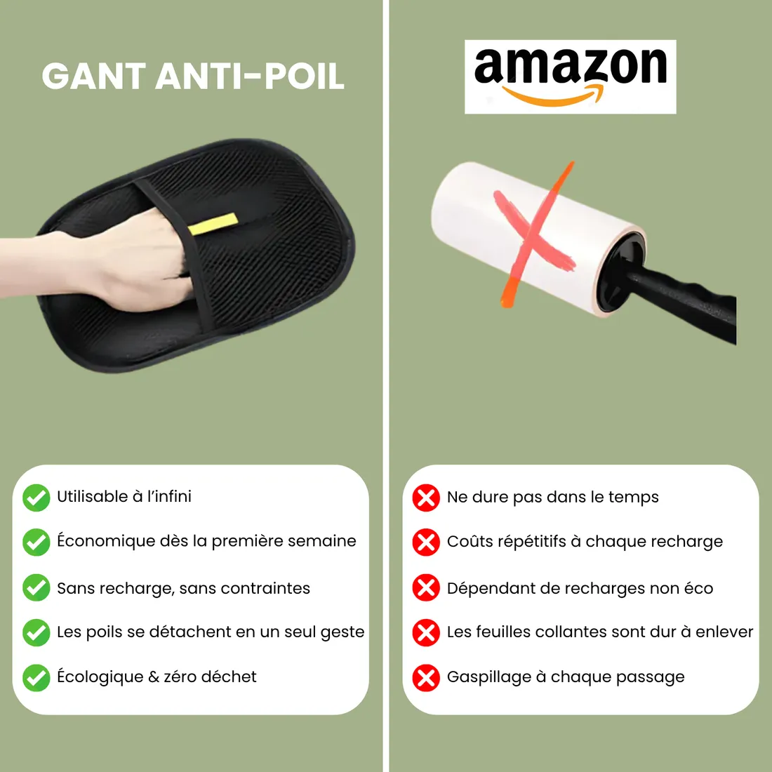 Gant anti-poils réutilisable - Image 8