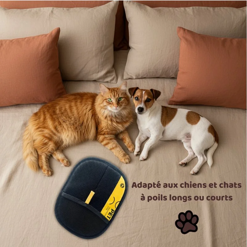 Gant réutilisable pour enlever les poils d’animaux facilement - Image 2