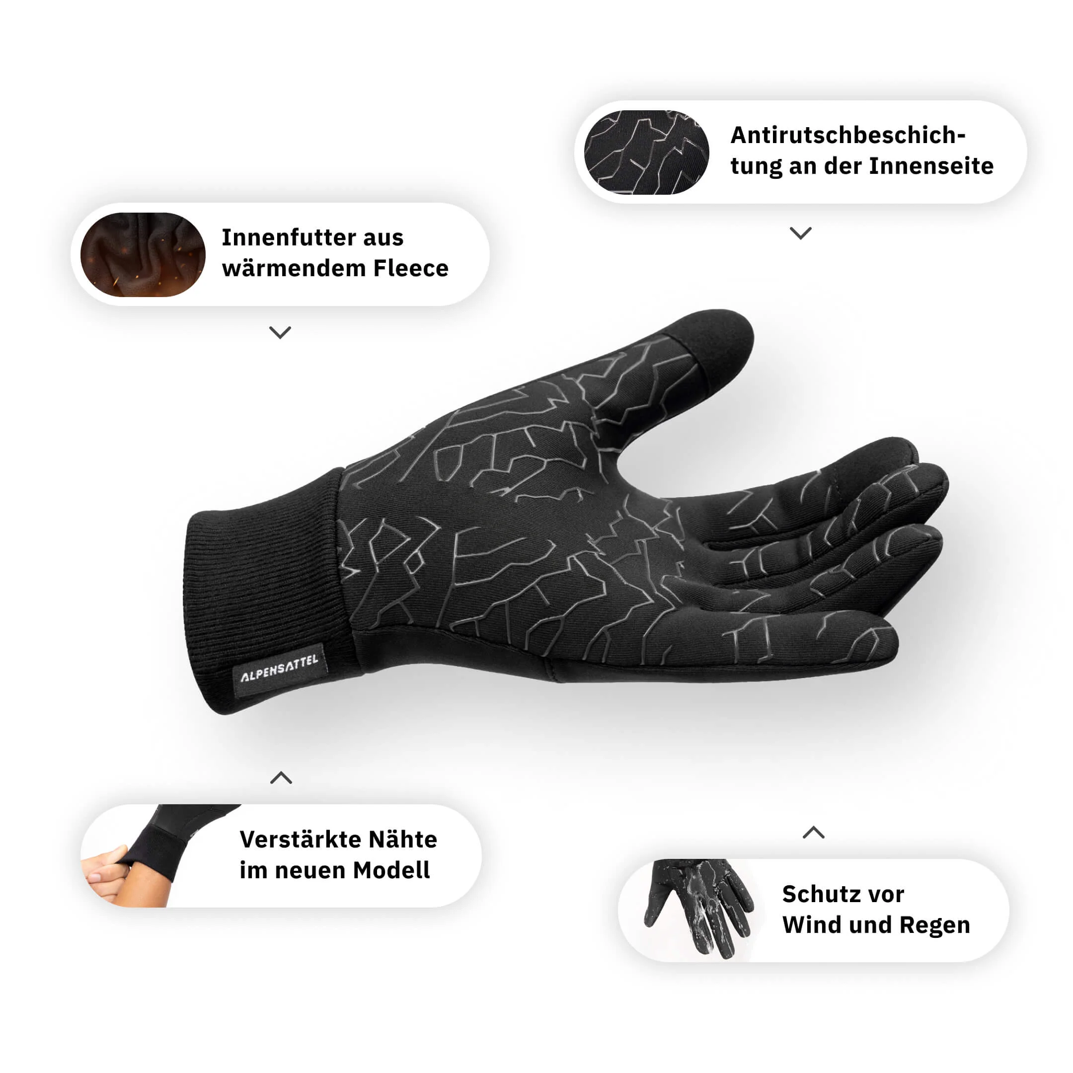 Gants vélo thermiques Premium 2.0 - Image 2