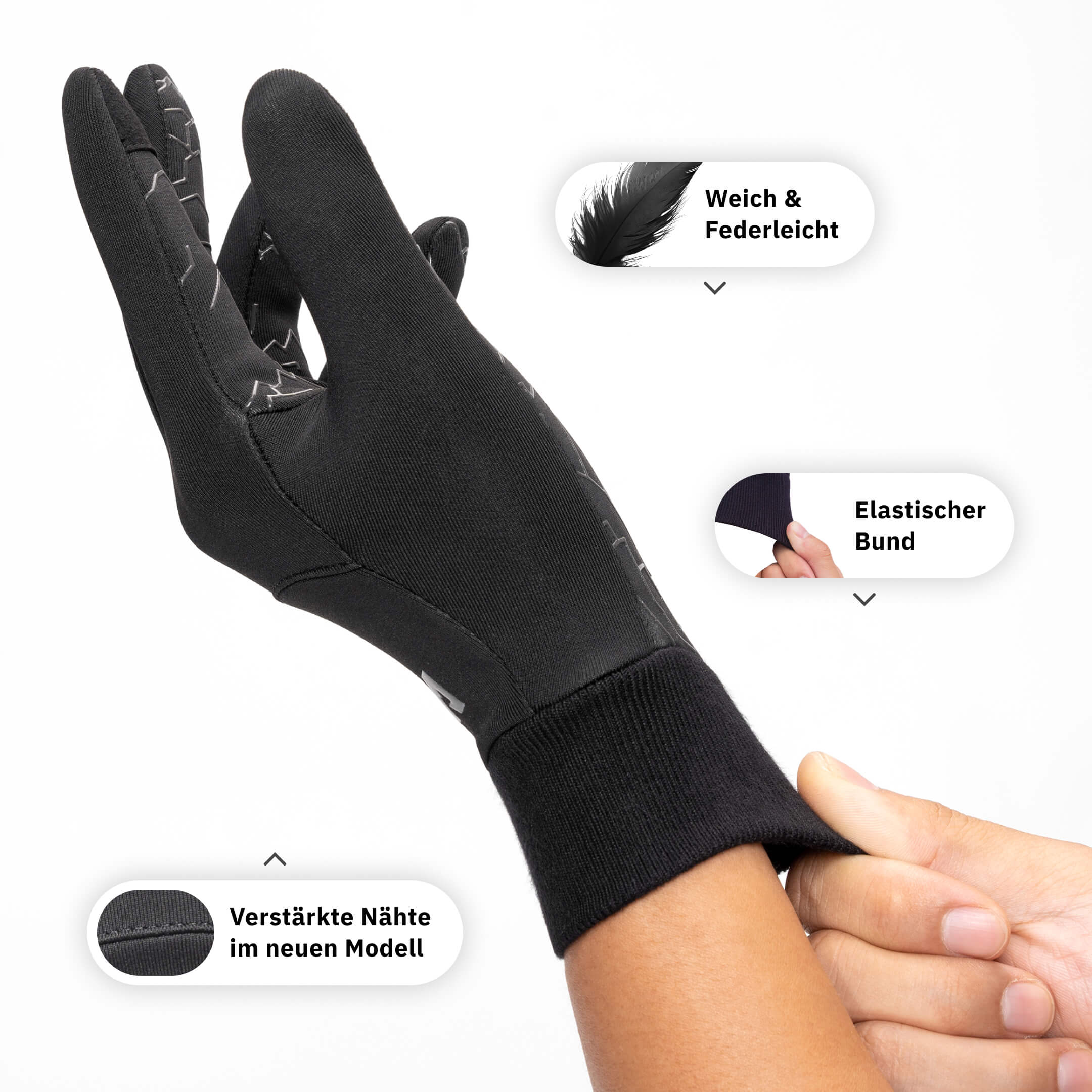 Gants vélo thermiques Premium 2.0 - Image 4