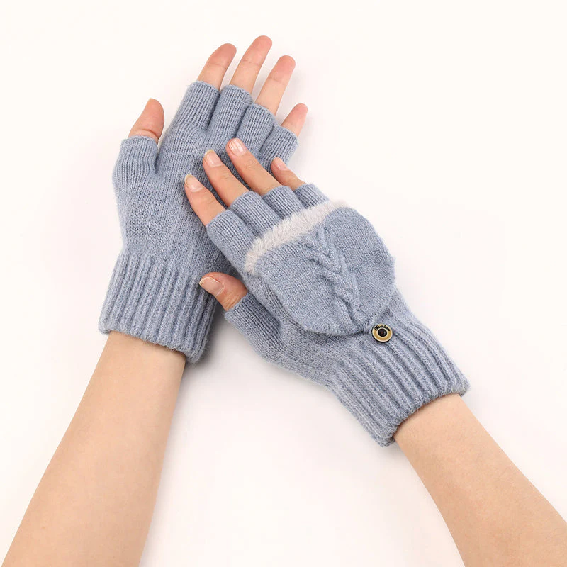 Gants Chauds Demi-Doigts - Image 18