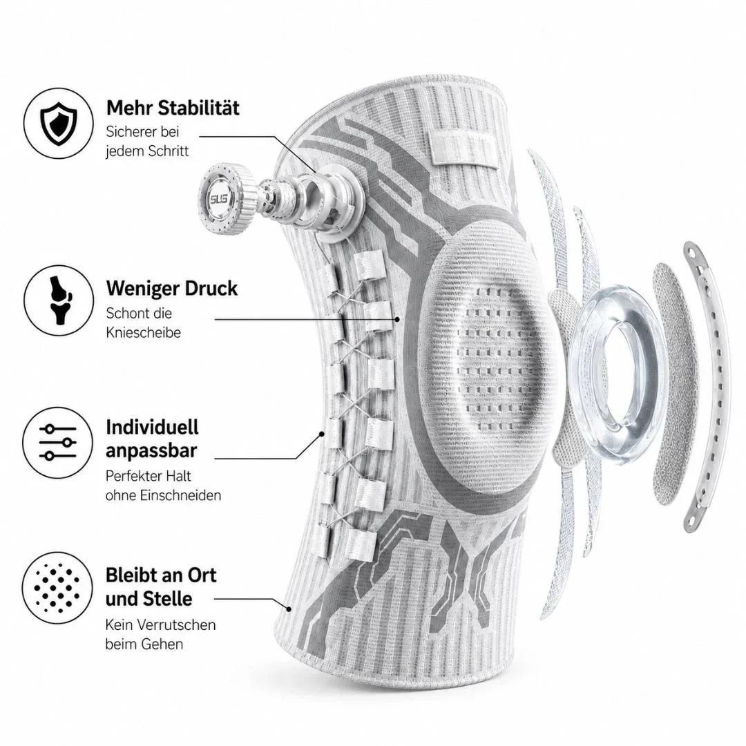 Genouillère réglable anti-douleur et maintien du genou - Image 2