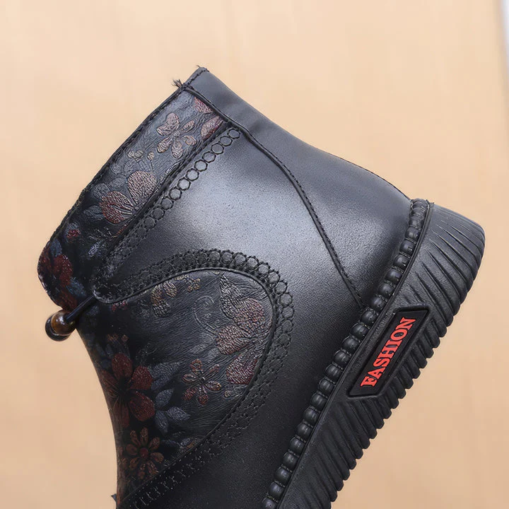 Giselle - Chaussures pour femmes en cuir et coton - Image 5