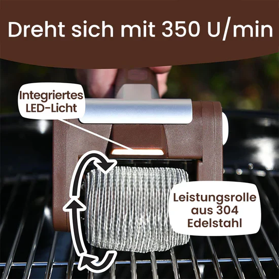 Nettoyeur de grille électrique sans fil et sans poils métalliques - Image 3
