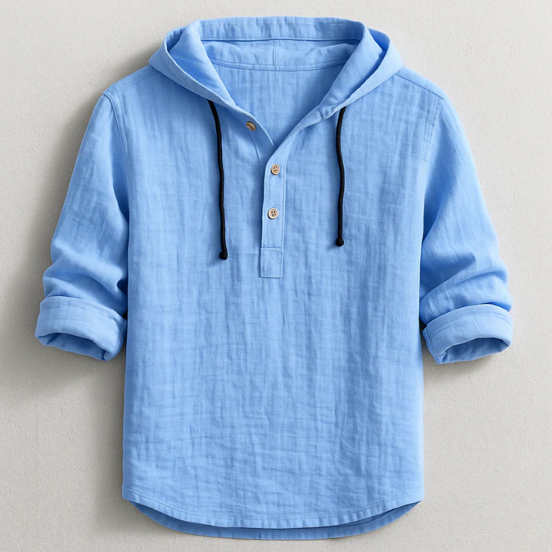 Hoodie Premium à Col Henley - Image 2