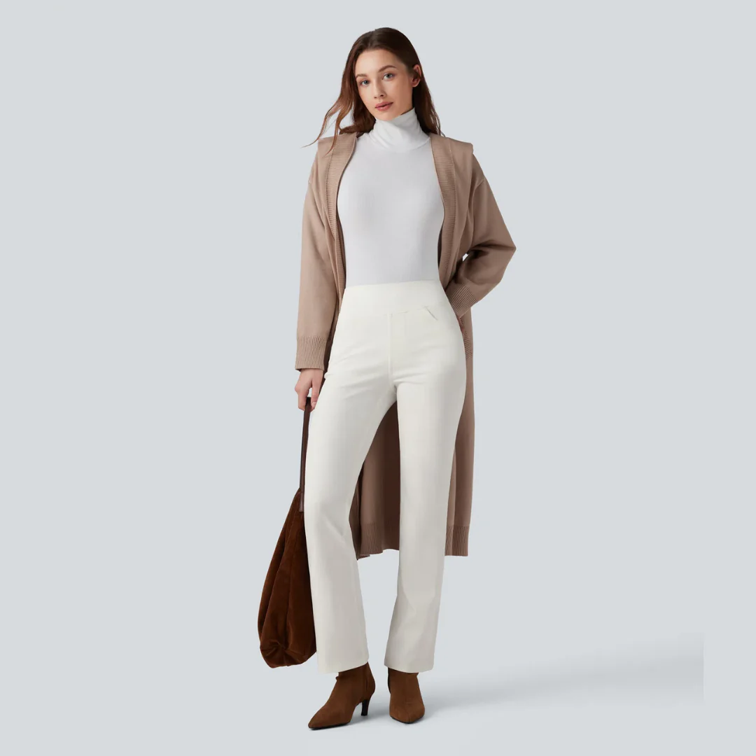 Jean Bootcut Taille Haute Extensible à Poches Multiples - Image 19