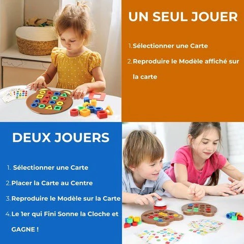 Jeu d'association formes et couleurs | PUZZPLAY™ (Pack Duo) - Image 10