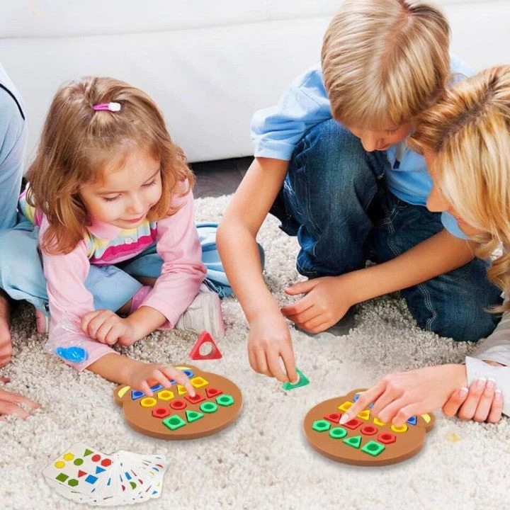 Jeu d'association formes et couleurs | PUZZPLAY™ (Pack Duo) - Image 3