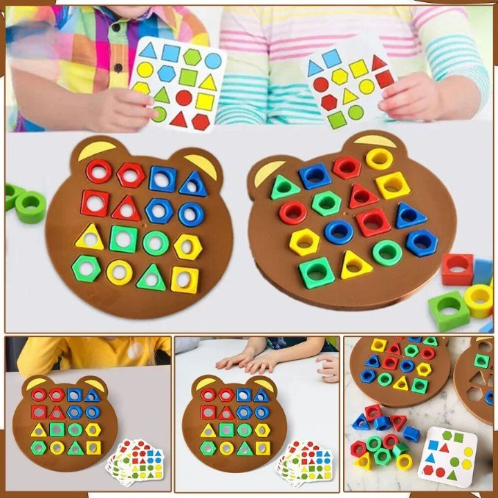 Jeu d'association formes et couleurs | PUZZPLAY™ (Pack Duo) - Image 7