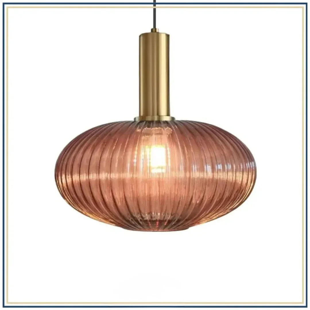 Lampadaire décoratif en verre texturé - Image 40