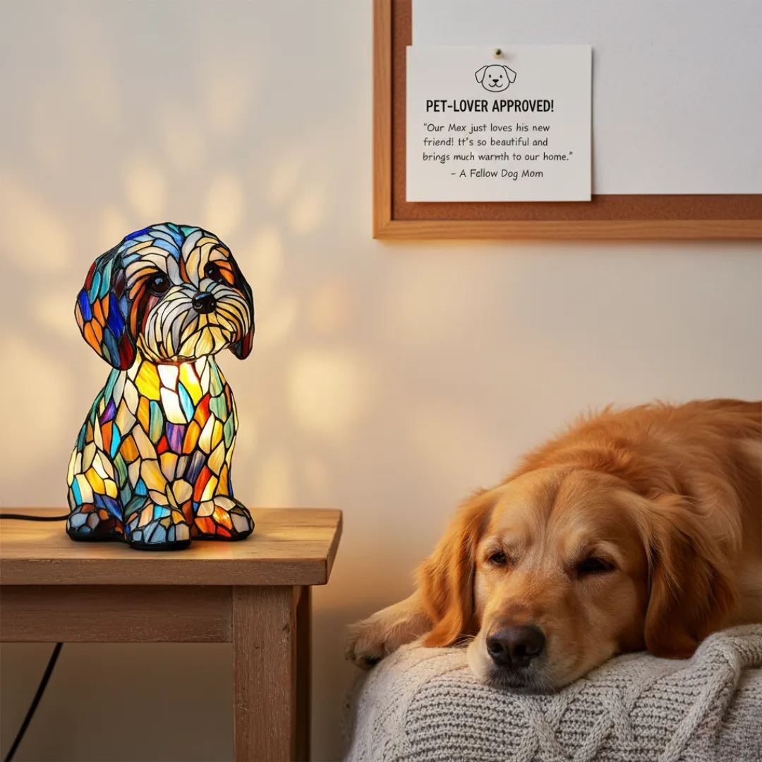 Lampe décorative en forme de chien - Image 3