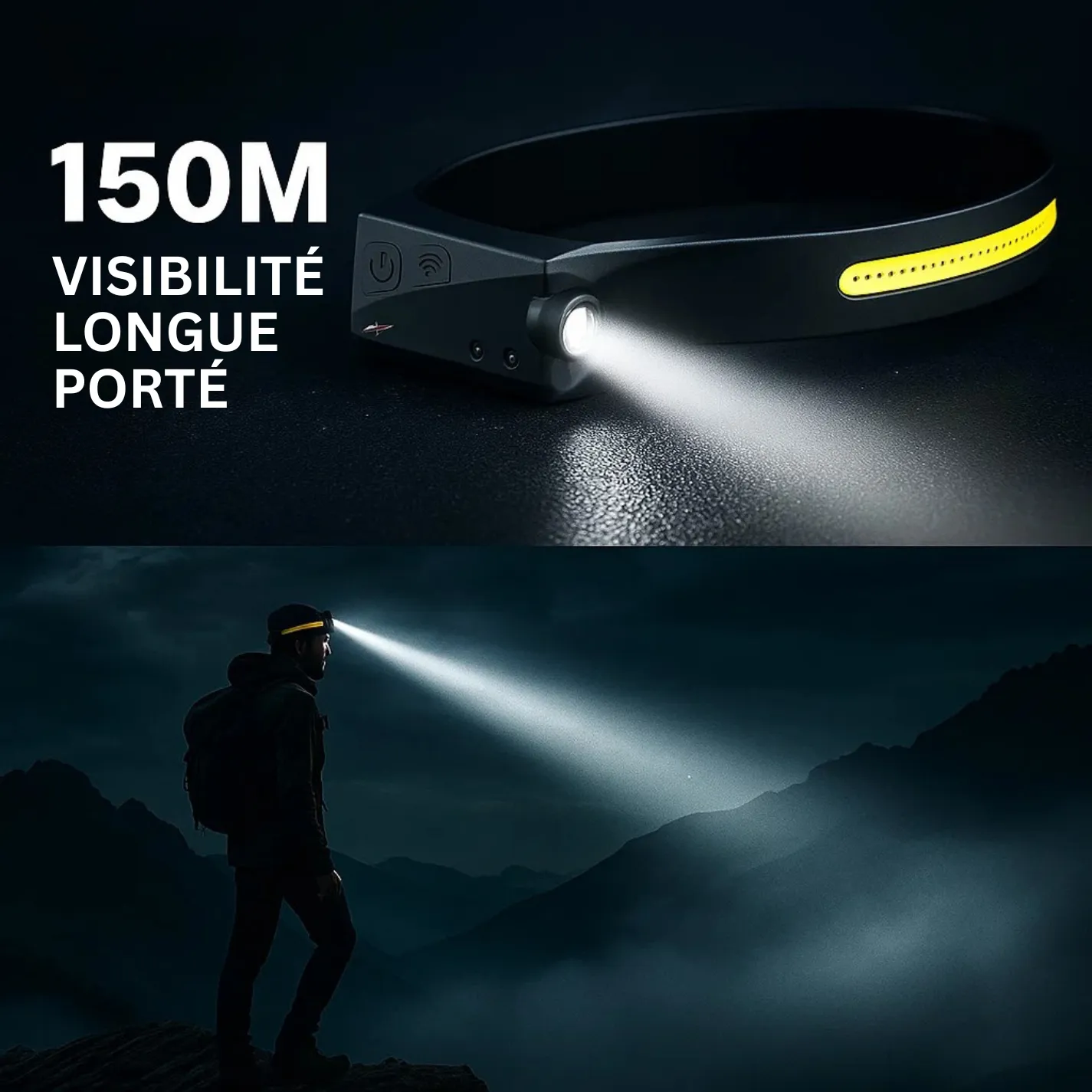 Lampe frontale LED 230° - Image 4